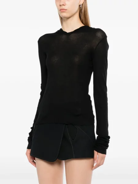 Lung top Rick Owens negru