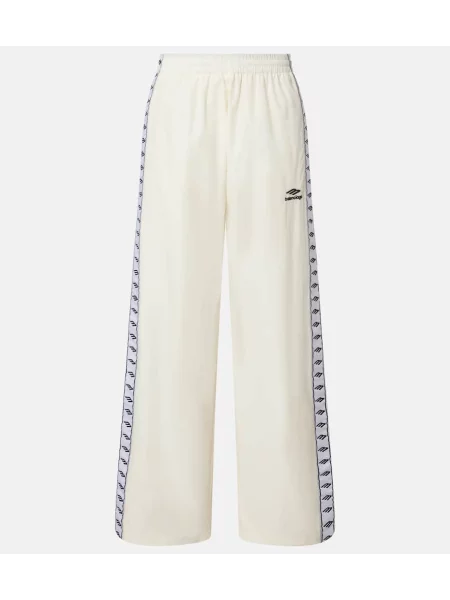 Pantaloni de trening Balenciaga alb