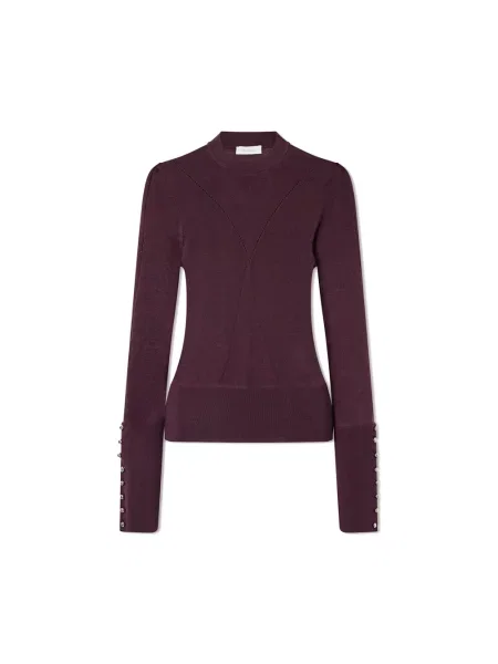 Sweter Rabanne czerwony