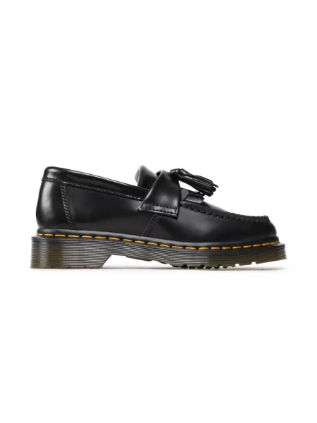 Dr. Martens Adrian Smooth Leather Tassel Loafers Kobiety Obuwie Dr. Martens Size: 7 czarny