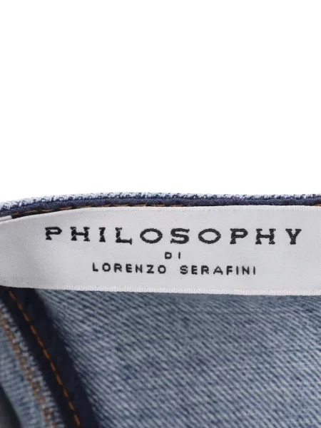 Ολόσωμη φόρμα Philosophy Di Lorenzo Serafini με λαιμόκοψη v μπλε
