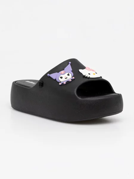Natikači Melissa MELISSA FREE PLATFORM SLIDE + HELLO črna