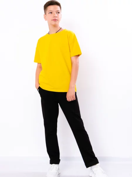 Дитячий Спортивний костюм Носи своє бавовна/поліестер жовтий