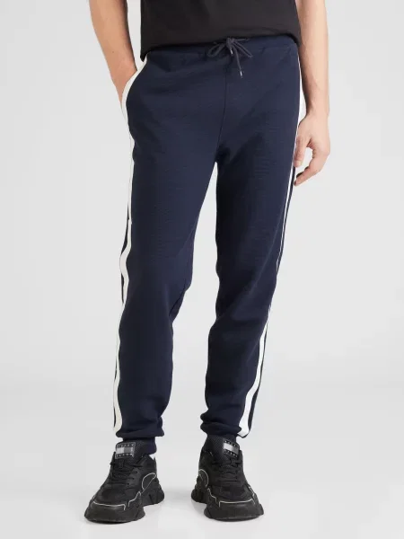 Tommy Hilfiger Underwear Hlače temno / bela modra