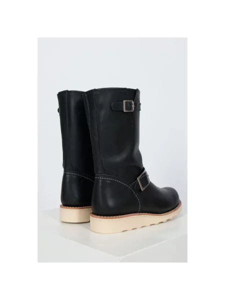 Botki Red Wing Shoes skórzane klasyczne czarne