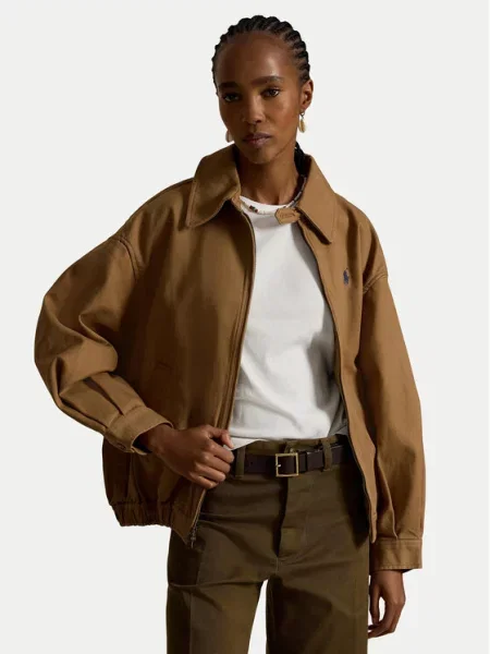 Bomber jakna Polo Ralph Lauren bež