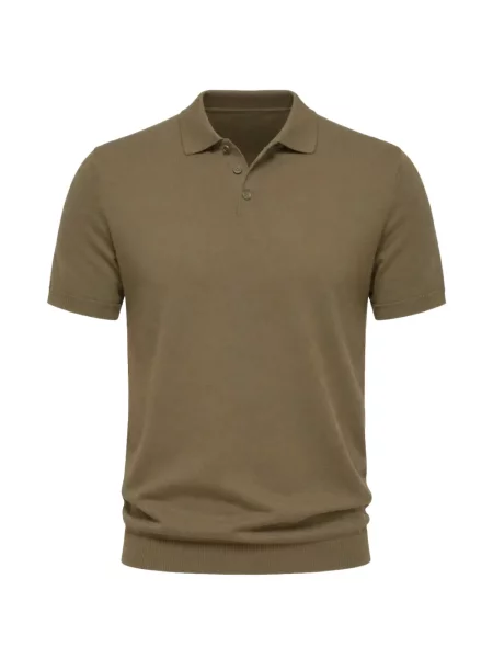 Scurt tricou polo Amaranto verde
