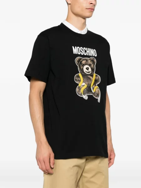 Scurt ursuleț de pluș tricou Moschino negru