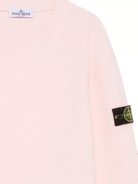 Sweter dziecięcy Stone Island różowy