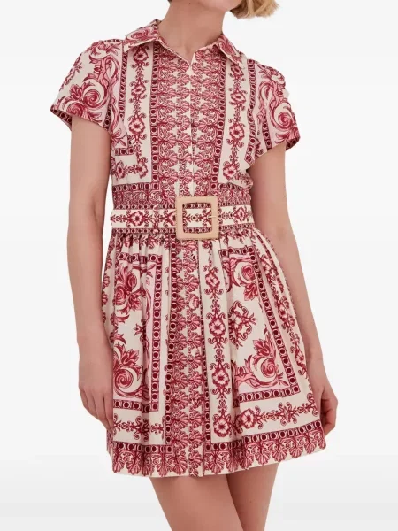 Rochie mini Cara Cara cu imagine roșu