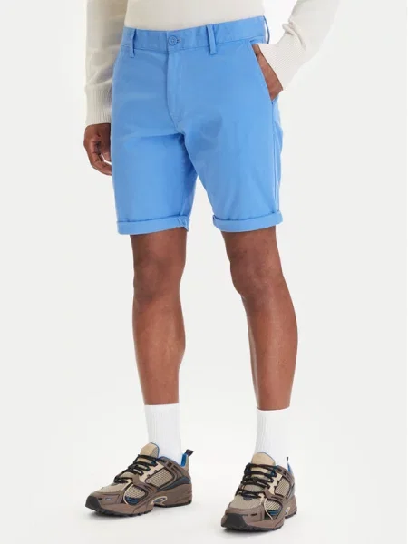 Šortky z materiálu Tommy Jeans modré