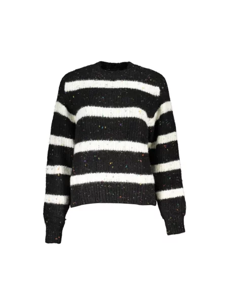 Golf golf Desigual z długim rękawem elegancki czarny