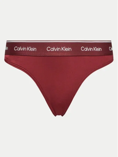 Calvin Klein Swimwear Bikini partea de jos Vișiniu alb