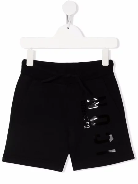 Szorty dziecięce Dsquared2 czarne