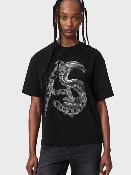 Футболка Allsaints чорна