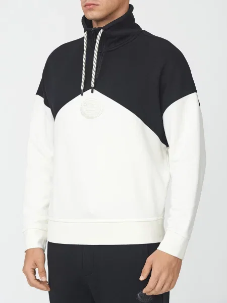 Спортивна кофта Emporio Armani біла