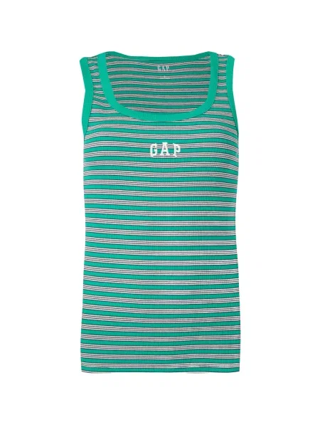 GAP Top maro cămilă / petrol / deschis verde