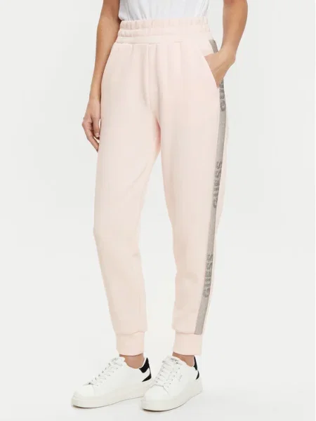 Guess Долнище анцуг розов