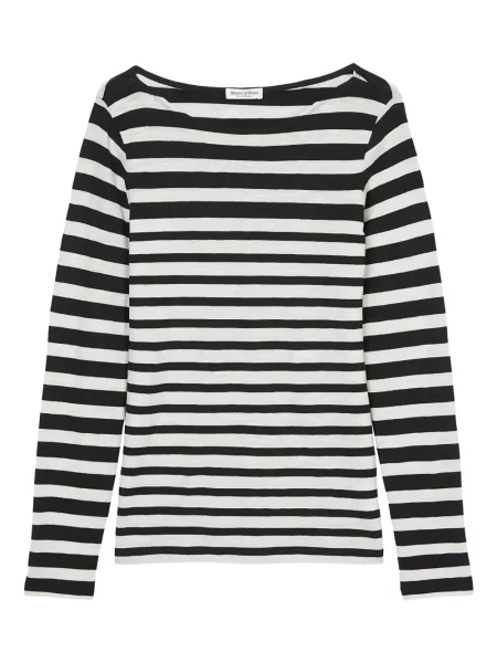 Top Marc O'polo cu dungi lung alb