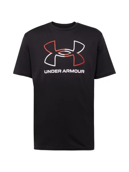 UNDER ARMOUR Tricou funcțional Foundation roșu alb negru