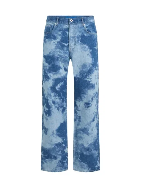 KARL LAGERFELD JEANS Džíny modrá džínovina bílá