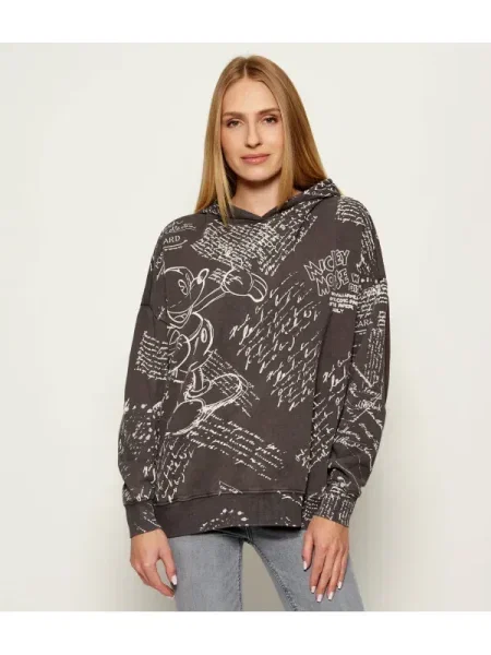 Desigual Hanorac LETTERS MICKEY | Desigual x Disney | Relaxed fit gri