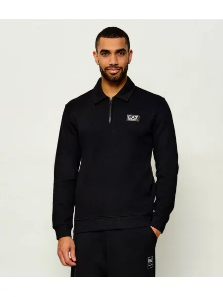 Tricou polo Ea7 negru
