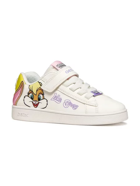 Geox Детски маратонки ECLYPER x Looney Tunes бяло