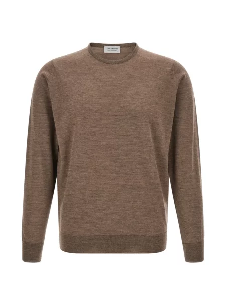 Pulover John Smedley de lână maro