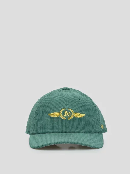 Вельветова кепка 47 Brand зелена