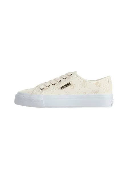 Sneakerși Guess alb