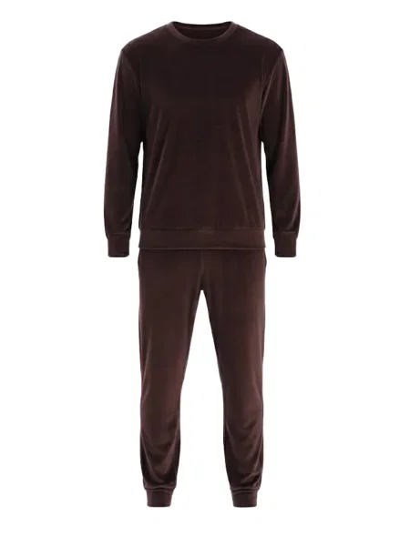 Dagi Pijama lungă ciocolatiu