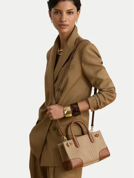 LAUREN RALPH LAUREN Rankinė smėlio