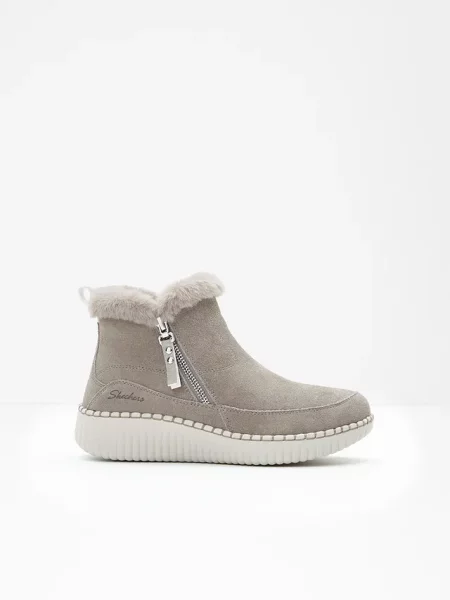 Botki Skechers brązowe