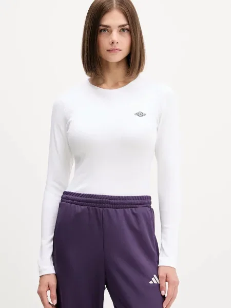 Majica z dolgimi rokavi Dickies bela