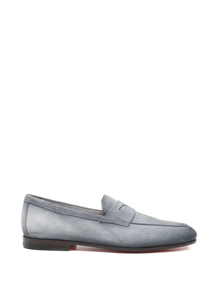 Pantofi loafer Santoni gri