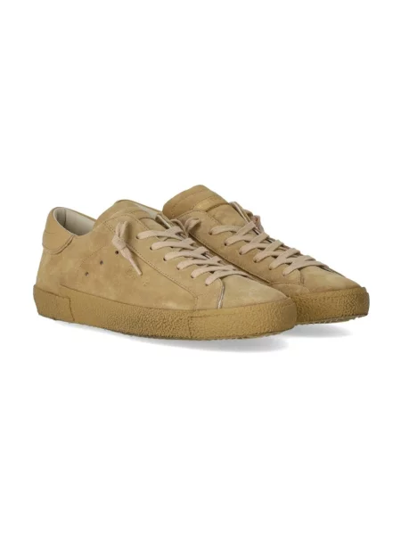 Buty do tenisa Philippe Model skórzane do tenisa beżowe