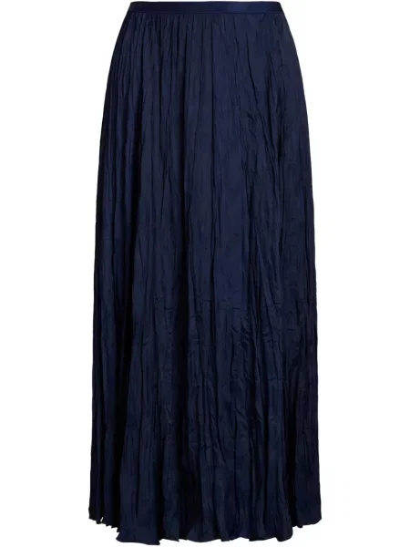 Polo Polo Ralph Lauren z twillu do kolan plisowane żółte