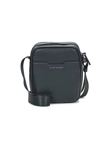 Crossbody torbica Armani Exchange iz umetnega usnja črna