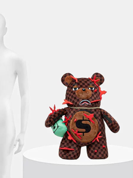Маленький рюкзак Sprayground коричневый