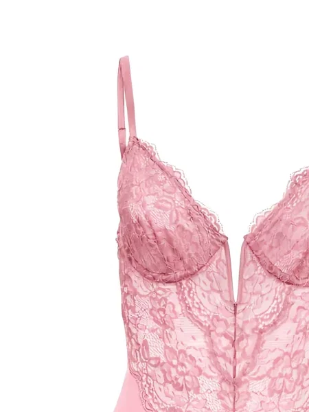 Body Fleur Du Mal din dantelă roz