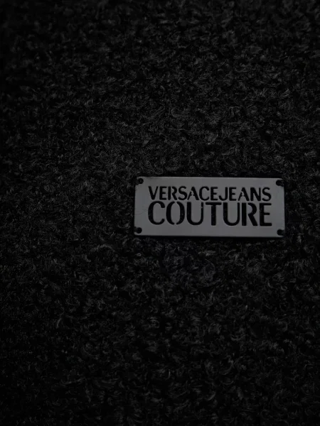 Двусторонняя джинсовая куртка Versace Jeans Couture черная