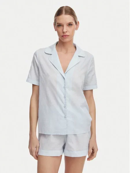 Guess Pijama deschis albastru