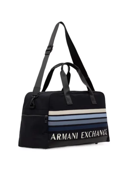 Geantă Armani Exchange cu imagine albastru