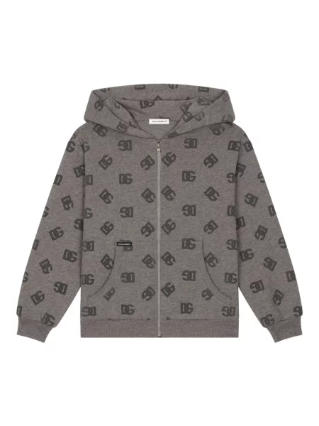 Bluza z kapturem dziecięca Dolce And Gabbana szara