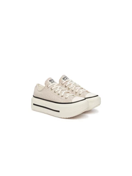 Tenisice Converse Chuck Taylor All Star Lift Double Stack Platform Deer bež