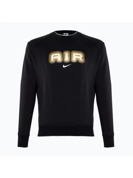 Мъжки суитшърт Nike Sportswear Air Crew-Neck black/metallic gold черно