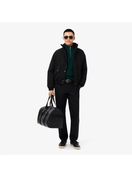 Lacoste ремінь Monogram шкіряний коричневий