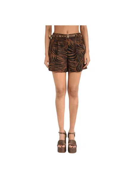 Szorty Max Mara Studio brązowe