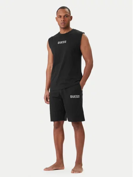 Guess Pijama Negru alb